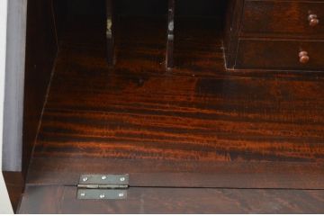 和製ビンテージ　松本民芸家具　♯308型　古びた風合いの木肌がレトロさを醸し出すシックなライティングビューロー(簿記机、ワークデスク、在宅ワーク、在宅用、机、チェスト、ヴィンテージ)(定価約45万円)(R-069345)