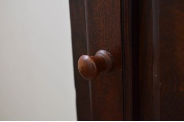 和製ビンテージ　松本民芸家具　♯308型　古びた風合いの木肌がレトロさを醸し出すシックなライティングビューロー(簿記机、ワークデスク、在宅ワーク、在宅用、机、チェスト、ヴィンテージ)(定価約45万円)(R-069345)
