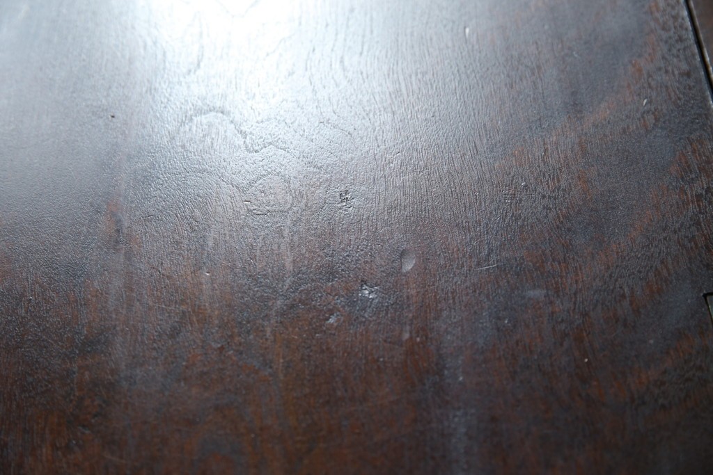 和製ビンテージ　松本民芸家具　♯308型　古びた風合いの木肌がレトロさを醸し出すシックなライティングビューロー　定価約45万円　(R-069345)