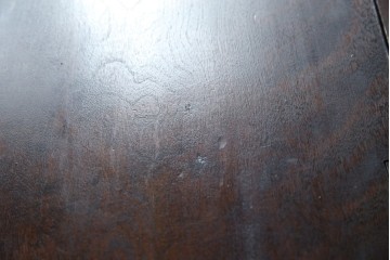 和製ビンテージ　松本民芸家具　♯308型　古びた風合いの木肌がレトロさを醸し出すシックなライティングビューロー　定価約45万円　(R-069345)