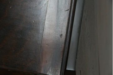 和製ビンテージ　松本民芸家具　♯308型　古びた風合いの木肌がレトロさを醸し出すシックなライティングビューロー　定価約45万円　(R-069345)