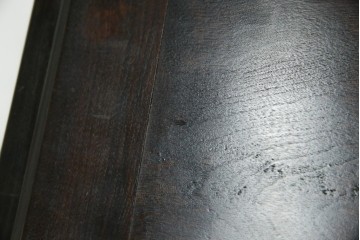 和製ビンテージ　松本民芸家具　♯308型　古びた風合いの木肌がレトロさを醸し出すシックなライティングビューロー　定価約45万円　(R-069345)