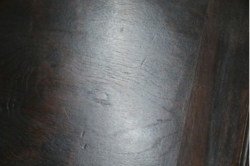 和製ビンテージ　松本民芸家具　♯308型　古びた風合いの木肌がレトロさを醸し出すシックなライティングビューロー　定価約45万円　(R-069345)