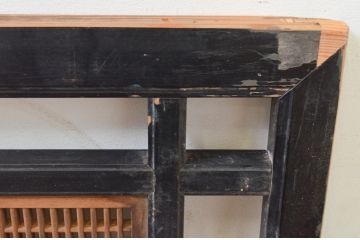 アンティーク建具　上質な和の雰囲気を高める筬(オサ)欄間1枚(明り取り、明かり取り、オサランマ)(R-069361)