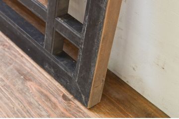 アンティーク建具　上質な和の雰囲気を高める筬(オサ)欄間1枚(明り取り、明かり取り、オサランマ)(R-069361)