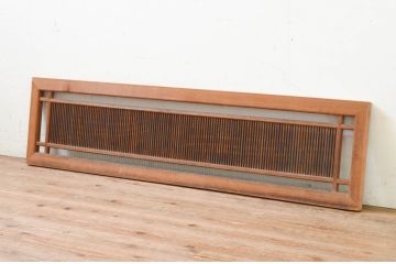 アンティーク建具　品のある空間を演出する筬(オサ)欄間1枚(明り取り、明かり取り、オサランマ)(R-069362)