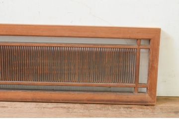 アンティーク建具　品のある空間を演出する筬(オサ)欄間1枚(明り取り、明かり取り、オサランマ)(R-069362)