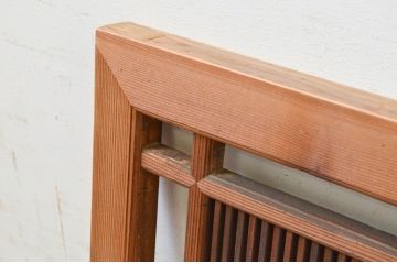 アンティーク建具　品のある空間を演出する筬(オサ)欄間1枚(明り取り、明かり取り、オサランマ)(R-069362)