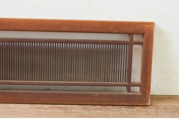 アンティーク建具　品のある空間を演出する筬(オサ)欄間1枚(明り取り、明かり取り、オサランマ)(R-069362)