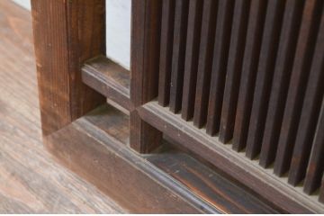 アンティーク建具　品のある空間を演出する筬(オサ)欄間1枚(明り取り、明かり取り、オサランマ)(R-069362)