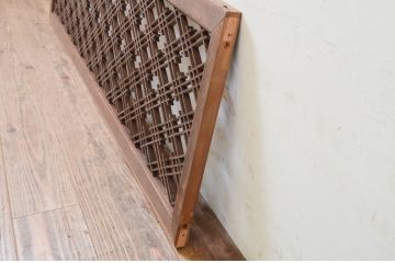 アンティーク建具　落ち着いた和の空間を演出する組子欄間1枚(明り取り、明かり取り)(R-069367)