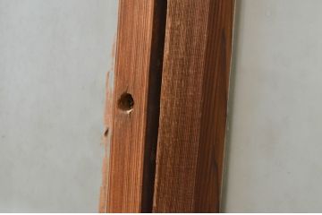 アンティーク建具　大正ロマンなお部屋作りにおすすめなガラス窓2枚セット(引き戸、ガラス戸)(R-069368)