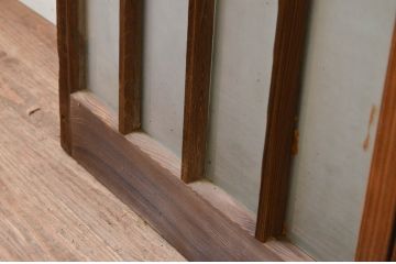 アンティーク建具　大正ロマンなお部屋作りにおすすめなガラス窓2枚セット(引き戸、ガラス戸)(R-069368)