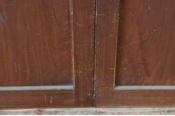 アンティーク建具　和モダンな空間作りにおすすめな障子帯戸4枚セット(引き戸、障子戸)(R-069370)
