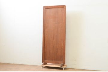 和製アンティーク　横桟　レトロな雰囲気が漂う縦型衝立て(パーテーション、仕切り、つい立て)(R-069373)