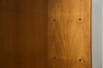 デンマークビンテージ　Hans J Wegner(ハンス・J・ウェグナー)　RY Mobler製　RY8　オーク材　薄型ながら収納力抜群のブックシェルフ(本棚、オープンラック、収納棚、飾り棚、陳列棚、ヴィンテージ、北欧)(R-069376)