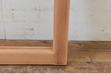 アンティーク建具　レトロな雰囲気を醸し出すガラス欄間1枚(明り取り、明かり取り)(R-069405)