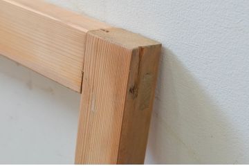 アンティーク建具　レトロな雰囲気を醸し出すガラス欄間1枚(明り取り、明かり取り)(R-069405)