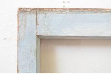 アンティーク建具　ペイント仕上げ限定　大正ロマン　レトロな空間作りにおすすめなペイントガラス窓1枚(引き戸、ガラス戸)(R-069410)