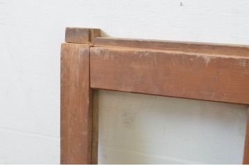 アンティーク建具　大正ロマンな雰囲気作りにおすすめなガラス窓1枚(引き戸、ガラス戸)(R-069414)