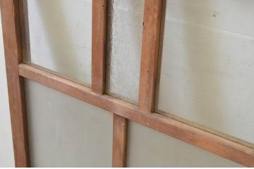 アンティーク建具　大正ロマンな雰囲気作りにおすすめなガラス窓1枚(引き戸、ガラス戸)(R-069414)