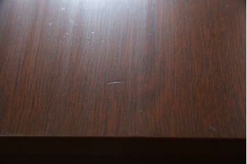 アメリカビンテージ　DREXEL HERITAGE(ドレクセルヘリテイジ)　マホガニー材　クラシックなデザインが素敵な横長デスク(コンソールテーブル、片袖机、ワークデスク、在宅ワーク用、在宅用、ヴィンテージ)(R-069419)