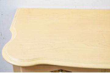 中古　IDC大塚家具取り扱い　リン・ホーリン(LYNN HOLLYN)　エレガントなデザインが素敵なドレッサー(鏡台、ミラー、化粧台)(R-069421)