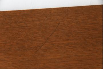 和製ビンテージ　希少デザイン　昭和レトロ　チーク材　ミッドセンチュリーな雰囲気漂うルームディバイダー(サイドボード、本棚、飾り棚、書棚、ラック、ヴィンテージ)(R-069422)