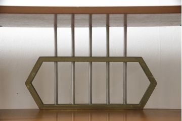 和製ビンテージ　希少デザイン　昭和レトロ　チーク材　ミッドセンチュリーな雰囲気漂うルームディバイダー(サイドボード、本棚、飾り棚、書棚、ラック、ヴィンテージ)(R-069422)