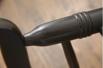 和製ビンテージ　キツツキ　飛騨産業　WINDSORシリーズ　温もり溢れるくつろぎの空間におすすめのロッキングチェア(アームチェア、板座チェア、揺り椅子、ヴィンテージ)(R-069498)