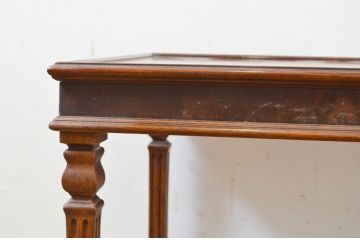 中古　DREXEL HERITAGE(ドレクセルヘリテイジ)　補助テーブル付きのクラシカルなサイドテーブル(ローテーブル、コーヒーテーブル、エンドテーブル、ナイトテーブル、飾り台)(R-069511)