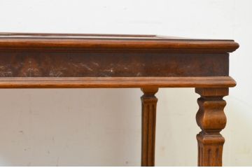 中古　DREXEL HERITAGE(ドレクセルヘリテイジ)　補助テーブル付きのクラシカルなサイドテーブル(ローテーブル、コーヒーテーブル、エンドテーブル、ナイトテーブル、飾り台)(R-069511)