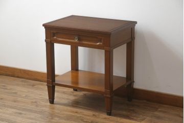 中古　DREXEL HERITAGE(ドレクセルヘリテイジ)　品のある佇まいが美しいサイドテーブル(電話台、飾り台、ナイトテーブル、コンソールテーブル)(R-069514)