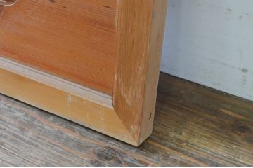 アンティーク建具　松竹梅　和の空間を演出する彫刻欄間2枚セット(明り取り、明かり取り、ランマ)(R-069522)