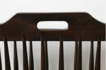 和製ビンテージ　松本民芸家具　和モダンな空間づくりに取り入れやすいA型マガジンラック(本立て、ヴィンテージ)(R-069526)