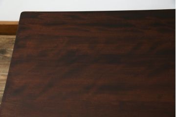中古　松本民芸家具　柳型茶卓A　慎ましさの中に個性が光るローテーブル(センターテーブル、リビングテーブル、カフェテーブル、コーヒーテーブル、作業台)(定価約17万円)(R-069528)