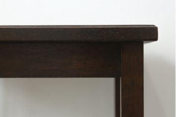 和製ビンテージ　カリモク家具(karimoku)　落ち着いたシックな色合いが魅力の電話台(サイドテーブル、コンソールテーブル、花台、飾り台、収納棚、戸棚、ヴィンテージ)(R-069530)