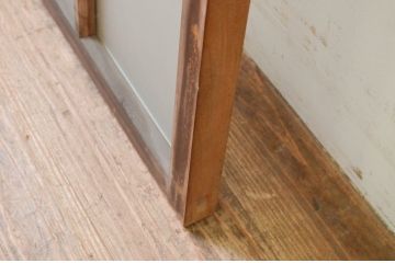 アンティーク建具　レトロなお部屋作りにおすすめなFIX窓1枚(嵌め殺し、フィックス、ガラス窓)(R-069537)