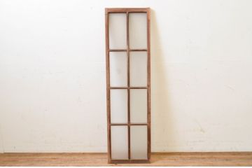 アンティーク建具　レトロなお部屋作りにおすすめなFIX窓1枚(嵌め殺し、フィックス、ガラス窓)(R-069538)
