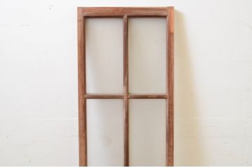 アンティーク建具　レトロなお部屋作りにおすすめなFIX窓1枚(嵌め殺し、フィックス、ガラス窓)(R-069538)