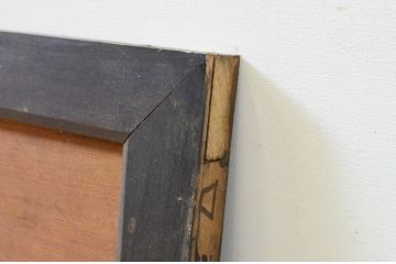 アンティーク建具　板部欅(ケヤキ)材　和の空間を彩る竹と雀の透かし彫り欄間1枚(明り取り、明かり取り)(R-069542)