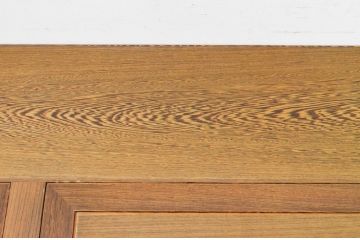 中古　美品　鉄刀木(タガヤサン)無垢材　内部が銅製の関西火鉢(ローテーブル、長火鉢、座卓、リビングテーブル、囲炉裏)(R-069552)