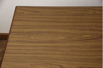 和製ビンテージ　美品　デコラ天板　WINDS太平　クラシカルな4人掛けダイニングテーブル(四人掛け、二人掛け、2人掛け、食卓、ヴィンテージ)(R-069561)