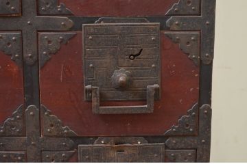和製アンティーク　上手物　特注　岩手地方　陸中　時代を経た趣あふれる佇まいが魅力的な小箪笥(和箪笥、時代箪笥、整理タンス、収納たんす、サイドチェスト、引き出し)(R-069565)