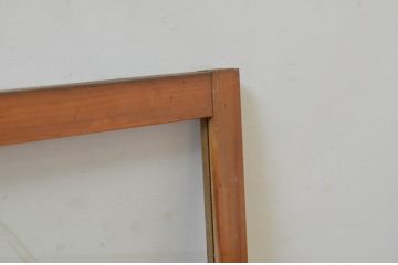 アンティーク建具　どこか懐かしい雰囲気を醸し出すガラス欄間2枚セット(明り取り、明かり取り)(R-069580)
