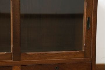 和製アンティーク　上手物!!　栓材　小振りで卓上にも取り入れやすい上質の収納棚(サイドキャビネット、戸棚、飾り棚)(R-069591)