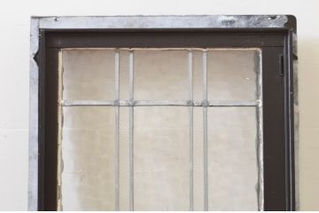 アンティーク建具　レトロな空間作りにおすすめなステンドグラス窓1枚(引き戸、ガラス戸、ガラス窓、ガラス扉、FIX、フィックス、嵌め殺し)(R-069598)