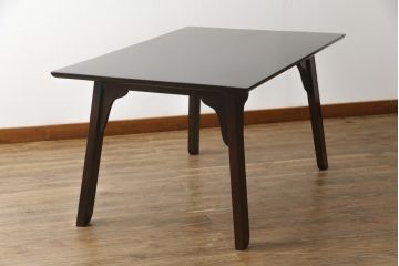 和製ビンテージ　松本民芸家具　脚のデザインがおしゃれな#70型食卓(作業台、ダイニングテーブル、2人掛け、4人掛け、二人掛け、四人掛け、ヴィンテージ)(定価約22万円)(R-069620)