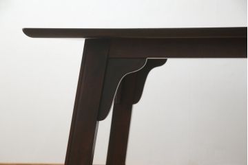 和製ビンテージ　松本民芸家具　脚のデザインがおしゃれな#70型食卓(作業台、ダイニングテーブル、2人掛け、4人掛け、二人掛け、四人掛け、ヴィンテージ)(定価約22万円)(R-069620)