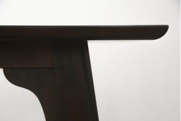 和製ビンテージ　松本民芸家具　脚のデザインがおしゃれな#70型食卓(作業台、ダイニングテーブル、2人掛け、4人掛け、二人掛け、四人掛け、ヴィンテージ)(定価約22万円)(R-069620)